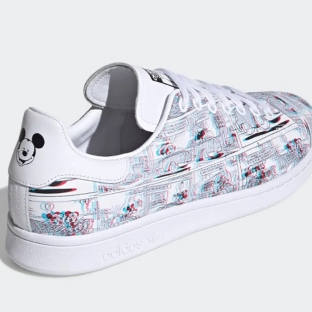 Adidas Stan Smith x Disney Mickey Mouse Comic Strip Sneakers Men’s 9